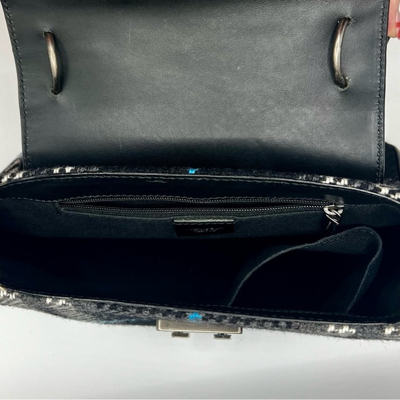 🚨LOW START Vintage AUTHENTIC Burberrys Classic Check Wool Handbag w/ COA - Picture 8 of 10